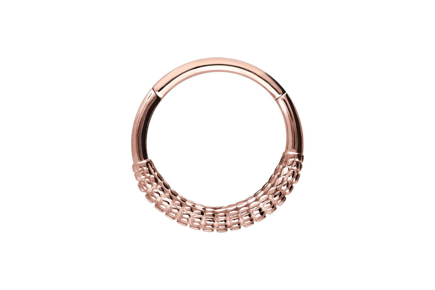 Chirurgenstahl Segmentring Clicker Piercing KOLBEN-DESIGN